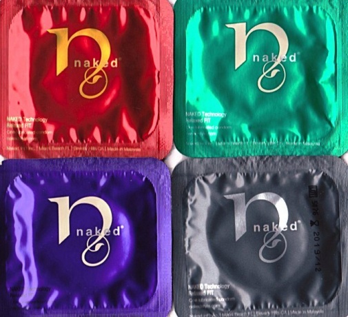 Naked - Condoms, Blue 45mm photo