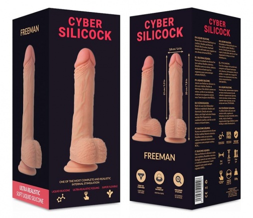 Cyber Silicock - Freeman 仿真阳具 20cm 照片