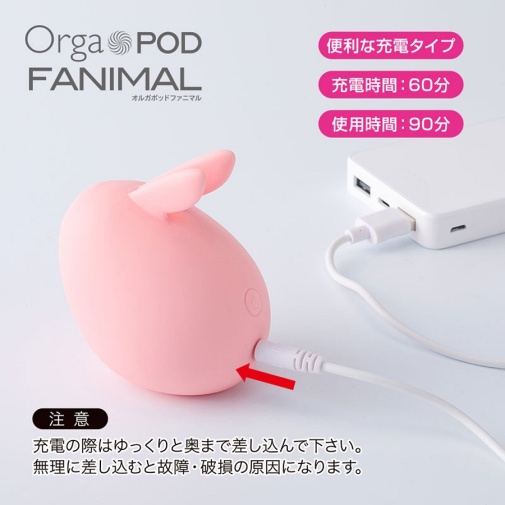 NPG - Fanimal Rabbit Clit Stimulator - Pink photo