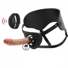 Fetish Submissive - Cyber Strap Harness w Dildo & Watchme M photo