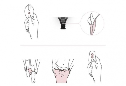 PantyRebel - Vibrating Panties - Black photo