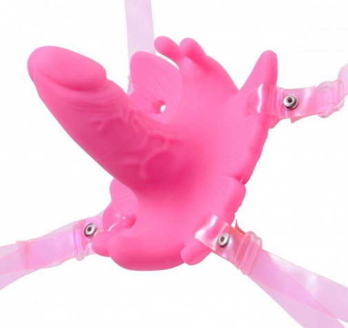 Frisky - Monarch 遙控10模式穿戴型矽膠震動器 - 粉紅色 照片