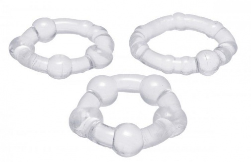Trinity Vibes - Performance Erection Rings - Clear photo