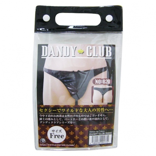 A-One - Dandy Club 20 男士内裤 - 黑色 照片
