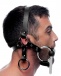 Master Series - Steed Silicone Bit & Bridle Head Harness - Black photo-3