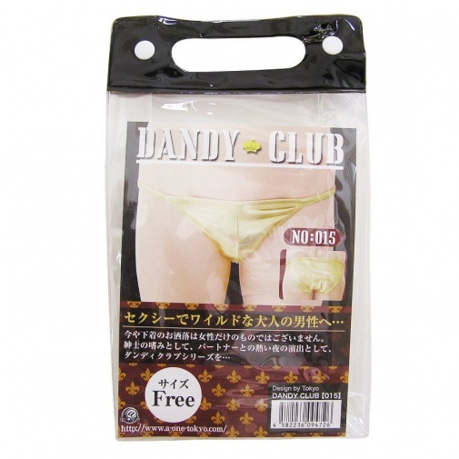 A-One - Dandy Club 15 男士內褲 - 金色 照片