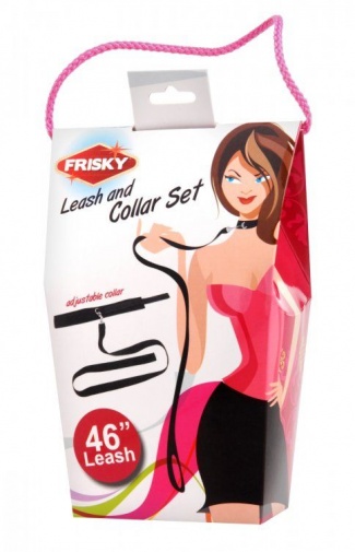 Frisky - Leash and Collar Set - Black photo