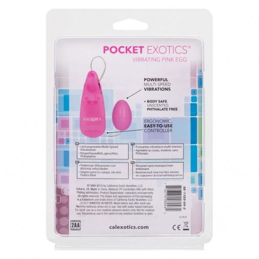 CEN - Pocket Exotics Vibro Egg - Pink photo