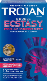 Trojan - Double Ecstasy 72/52mm 10's Pack photo
