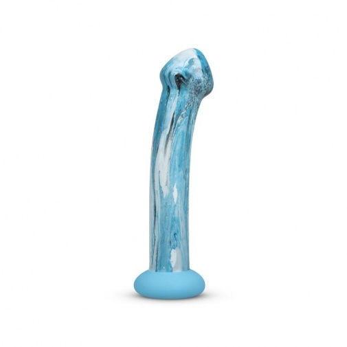Gildo - 海洋波纹玻璃假阳具 - 蓝色 照片