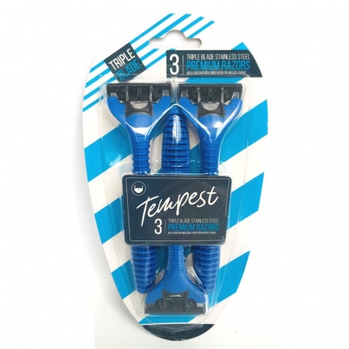 Tempest - Disposable 3 Blade Razors 3's Pack photo