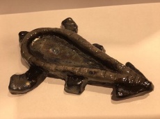 Ancient Roman Bronze Vagina Copy (Fertility Amulet Symbol) photo