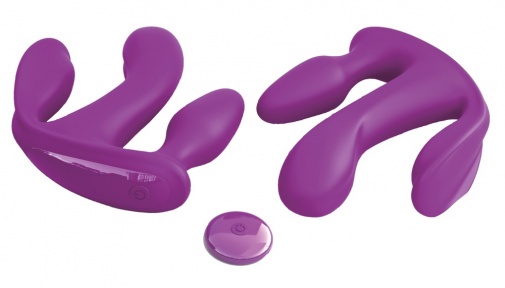3Some - 全面快感震動器 - 紫色 照片