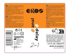 Eros -  2 合 1 后庭延时水性润滑剂 - 100ml 照片