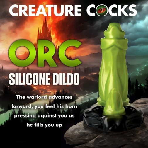 Creature Cocks - Orc Dildo - Green photo