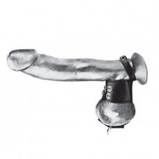 Blueline - Cock Ring With 1.5″ Ball Stretcher And Optional Weight Ring photo