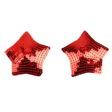 Toynary - SM04 Star Nipple Covers - Red  photo