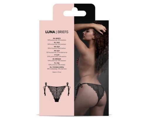Underneath - Luna Panties - Black photo
