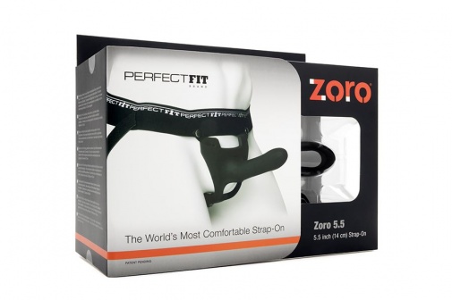 Perfect Fit - Zoro Strap On 5.5" - Black photo