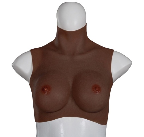 XX-Dreamstoys - Ultra Realistic Breast Form M - Black photo