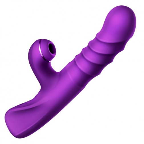 Erocome - Phoenix 吸吮及抽插震动棒 - 紫色 照片