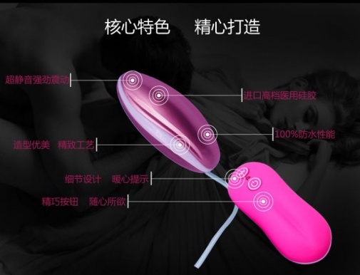 Aphrodisia - Dainty Sparkle 10 Mode Vibration Bullet Vibrator - Pink photo