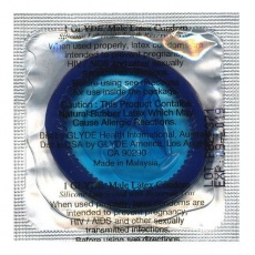 Glyde Vegan Condom Blueberry 10's Pack photo