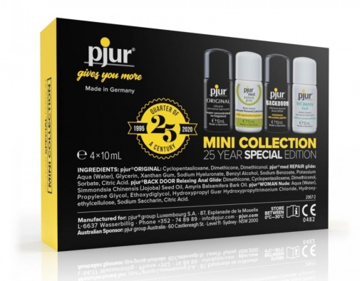Pjur - 迷你潤滑劑套裝 4支 x 10ml 照片