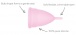 Mae B - Menstrual Cups Size S - Pink photo-5