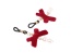 Chisa - 珍珠吊飾乳頭夾 - 紅色 照片-4