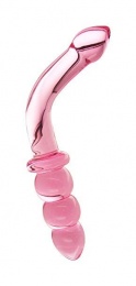 Prisms Erotic Glass - Hamsa G-Spot Wand - Pink photo
