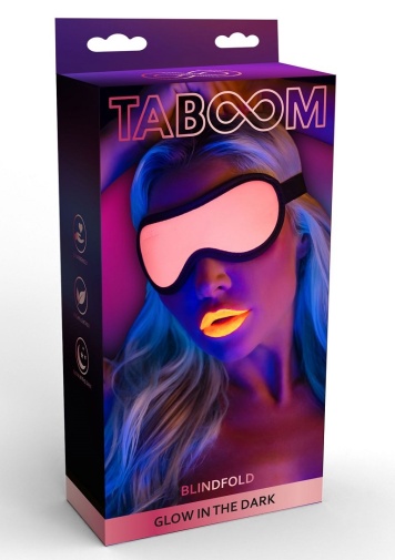 Taboom - Glow Blindfold - Pink photo