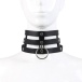 Kiotos - Tripple O-Ring Strap Collar - Black photo-3