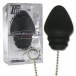 Boss - Silicone Core Heavy Anal Plug with Chain - Black photo