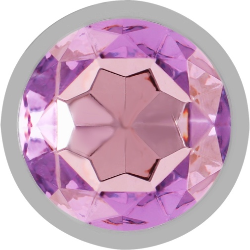 Intense - 金屬寶石後庭肛塞 細碼 - 紫色 照片