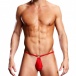 Blueline - Performance Microfiber Pouch Bikini with Metal Ring - Red - S/M photo
