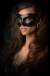 GreyGasms - Luxoria  Masquerade Mask with Stones - Black photo-2