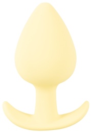 Cuties - Thick Mini Butt Plug - Yellow photo