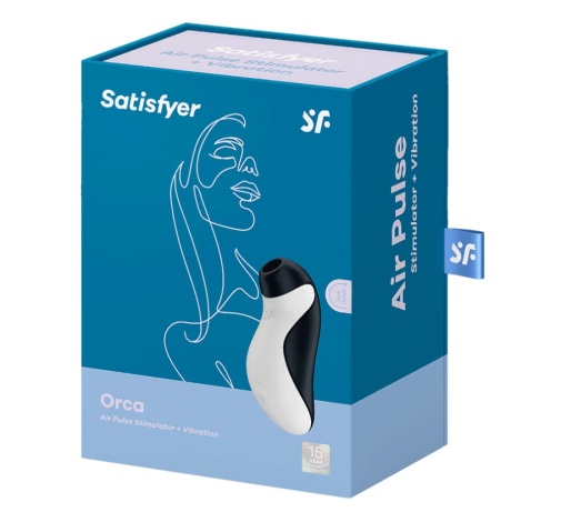 Satisfyer - Orca Clit Stimulator - Black/White photo