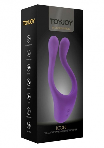 ToyJoy - Icon 情侣按摩器 - 紫色 照片