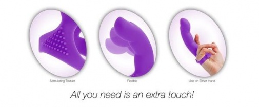 Simple & True - Extra Touch 手指穿戴式假阳具 - 紫色 照片