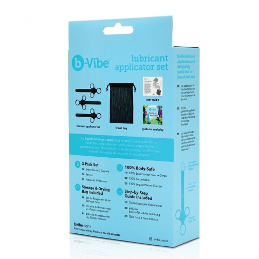 B-Vibe - 润滑剂涂抹器 3件装 照片