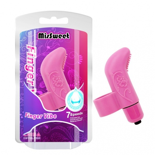Chisa - MisSweet 手指震动器 - 粉红色 照片