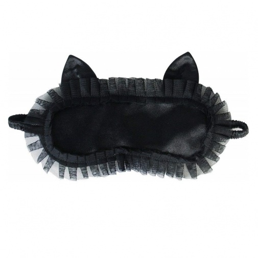 Garden Label - Kitten Eye Mask - Black photo