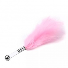 MT - Feather Tickler - Pink/Silver photo