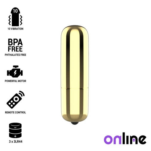 Online - Mini Bullet Vibe - Gold photo