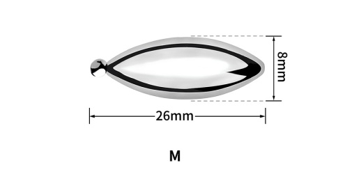 FAAK - 鋼製肛門塞連陰莖環 中碼 照片