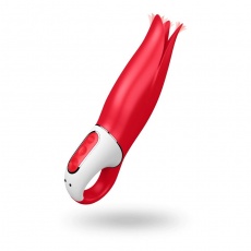 Satisfyer - 强力花瓣吸吮震动器 - 红色 照片