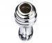 MT - Hollow Ribbed Anal Plug - Silver photo-6
