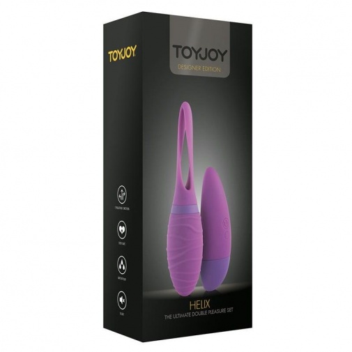 ToyJoy - Helix Remote Vibrating Egg - Purple photo